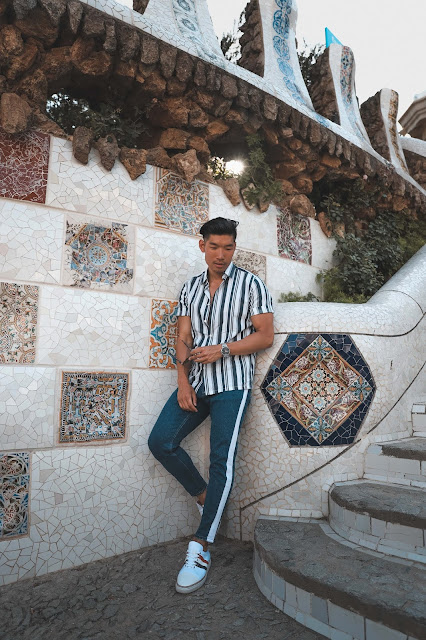 How To: Wear a Striped Summer Look | Barcelona Travel Style — LEVITATE ...