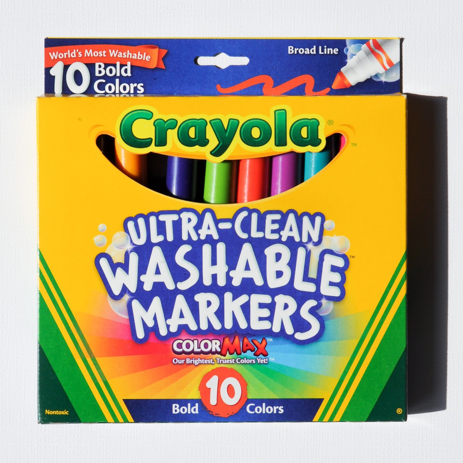 Crayola UltraClean Washable Markers Color MAX What's Inside the Box