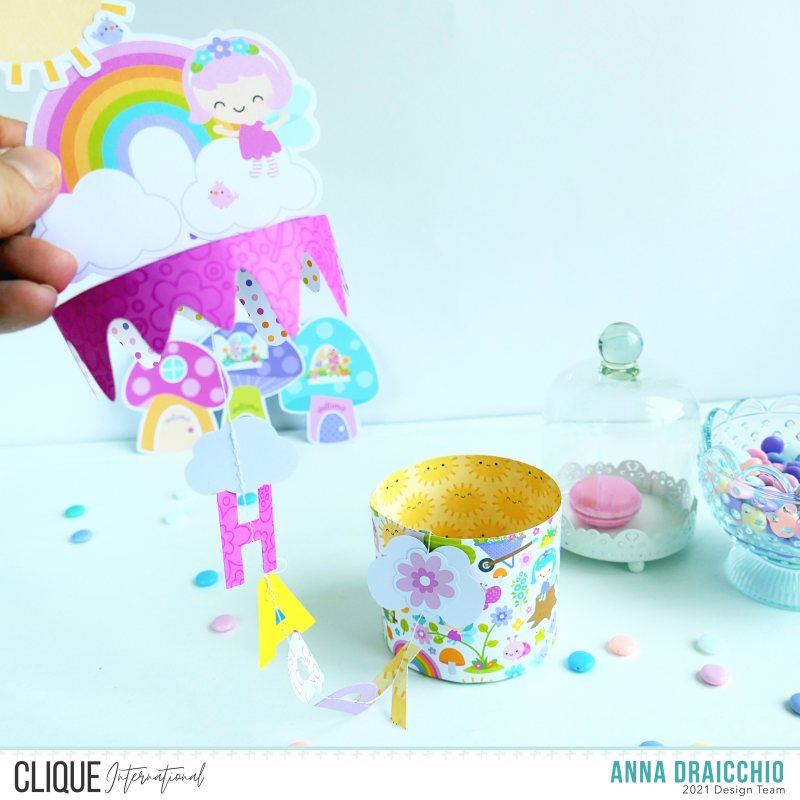 Clique International: Scatolina torta - Paper birthday cake box - Doodlebug Designs – VIDEO