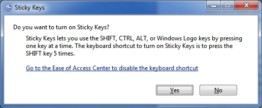 Sticky Keys