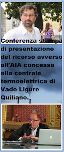 CONFERENZA STAMPA DI PRESENTAZIONE DEL RICORSO AVVERSO  ALL'AIA  CONCESSA ALLA CENTRALE...