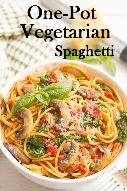 Easy One-pot Vegetarian Spaghetti 