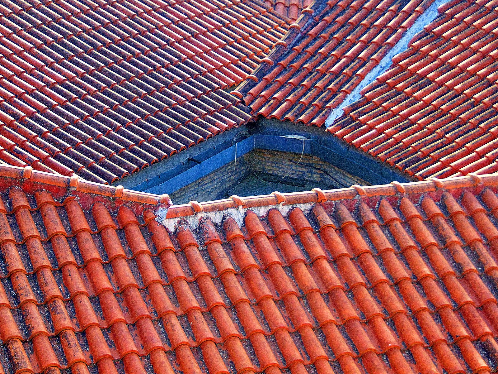 ceramic, roofs, tiles, roof, above