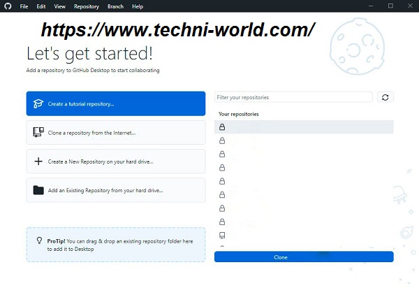 التسجيل في موقع GitHub التسجيل في موقع GitHub