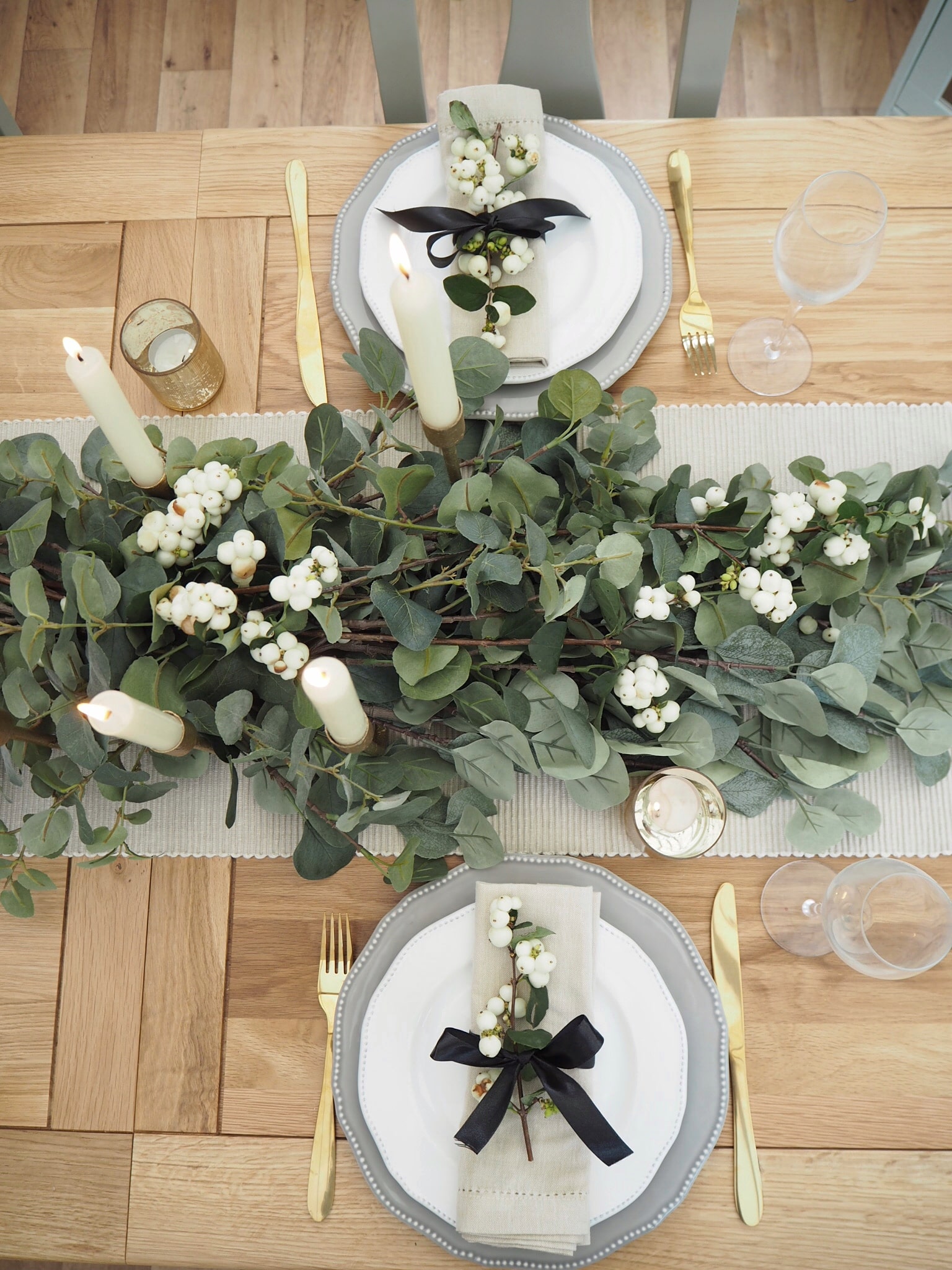 How to make a Eucalyptus garland for your Christmas dining table Dove