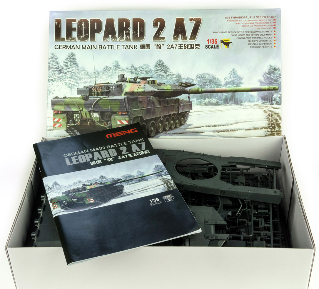 The Modelling News In Boxed Meng S Leopard 2 A7 German
