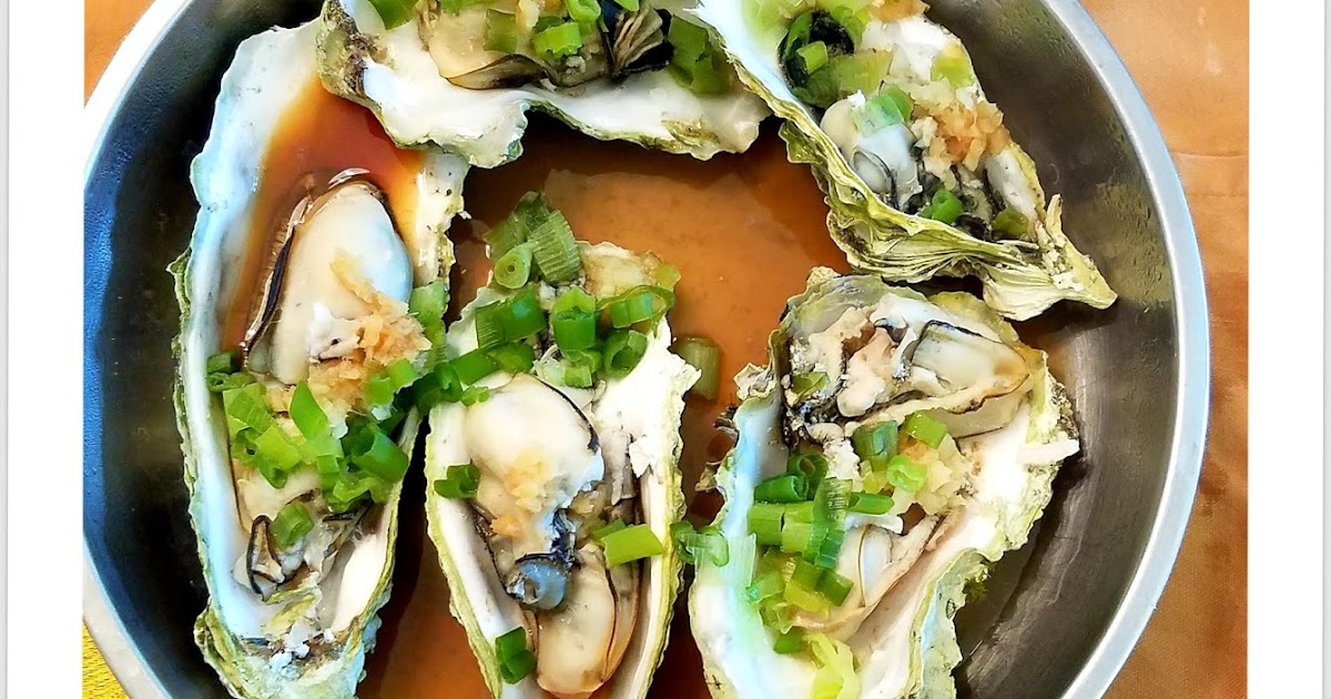 Little Bellevue Kitchen Steamed Oysters with Ginger and Scallions