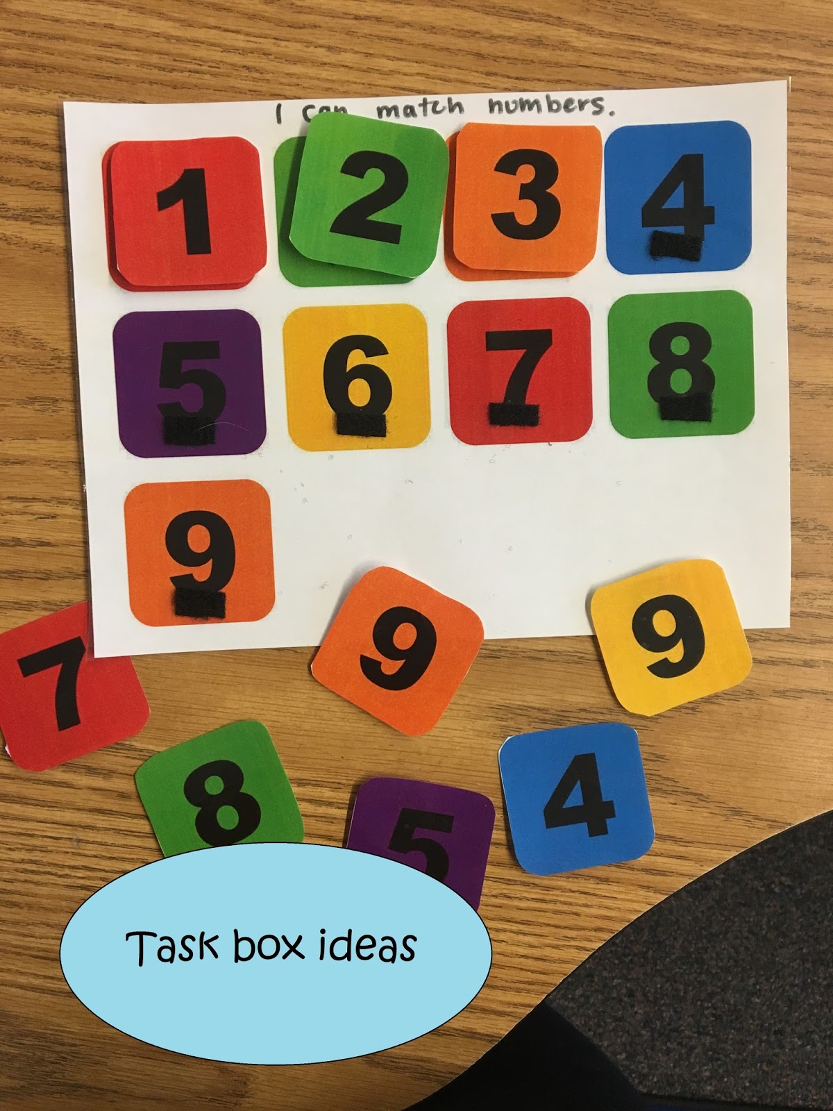 Little Miss Kim's Class: Quick and easy task box ideas for special education