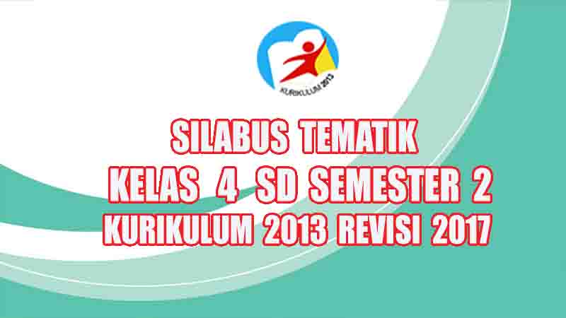 Silabus Tematik Kelas 4 SD Semester 2 Kurikulum 2013