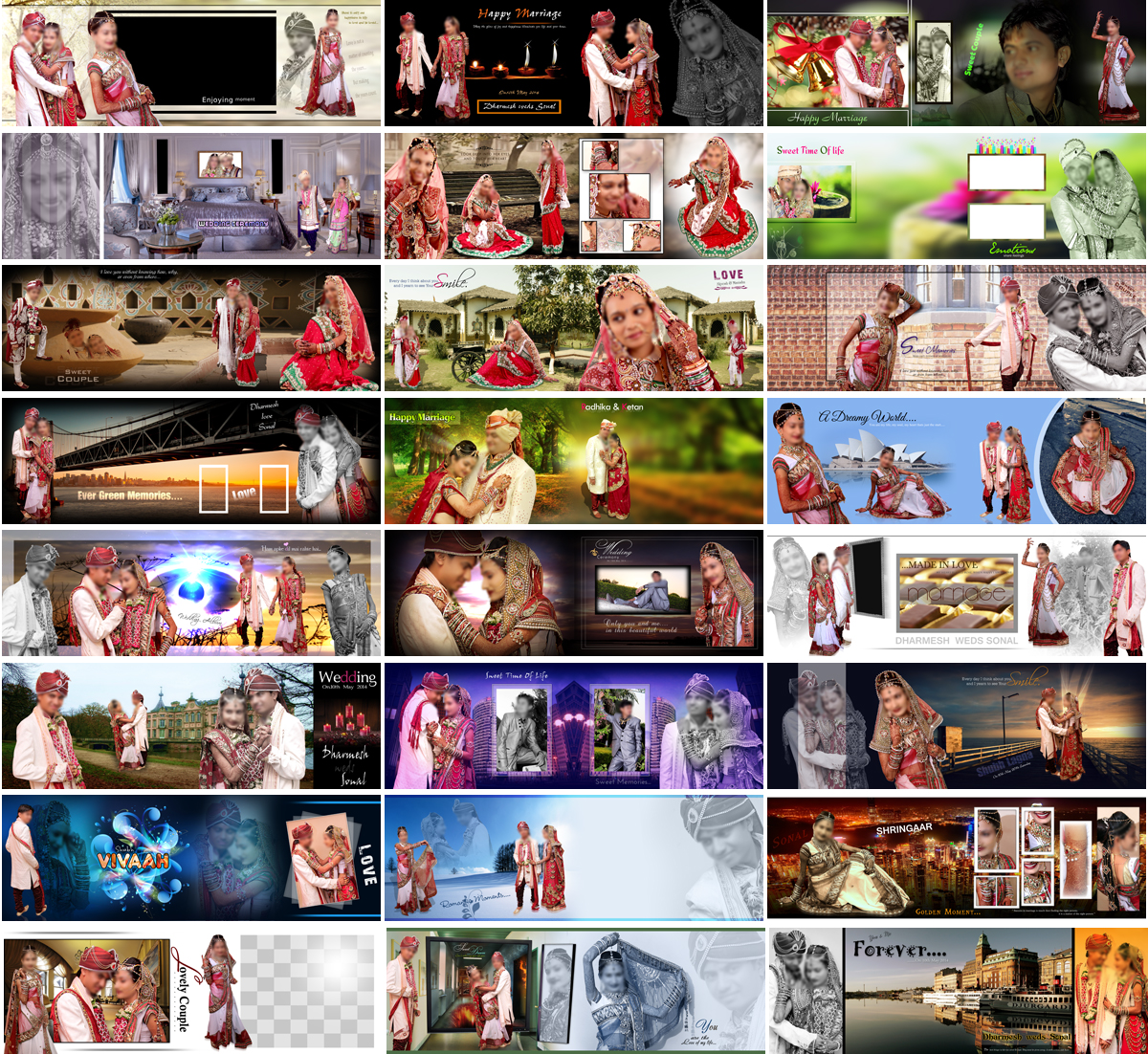 BC Creation Wedding Album 12 X 36 PSD Designs - 2020,