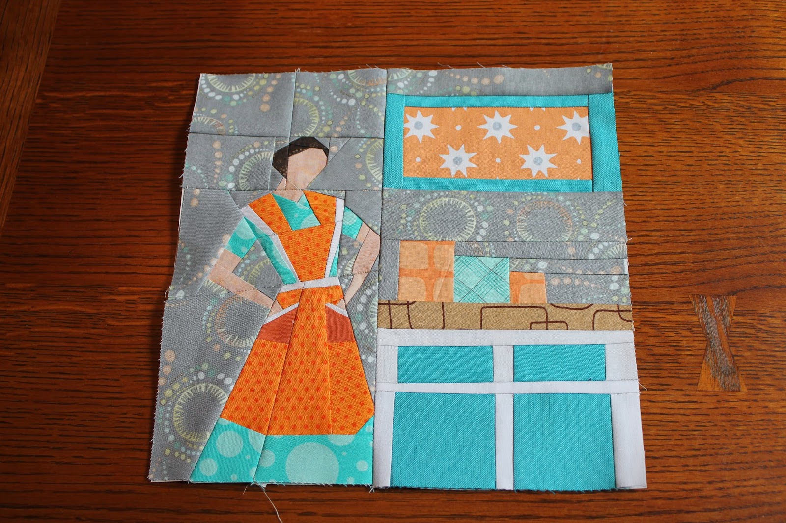 Quilting is more fun than Housework... Sew Kitschy Final Block
