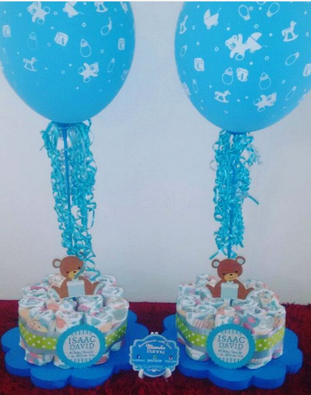 Lindos Centros de Mesa de Baby Shower Lindos Centros de Mesa de Baby Shower