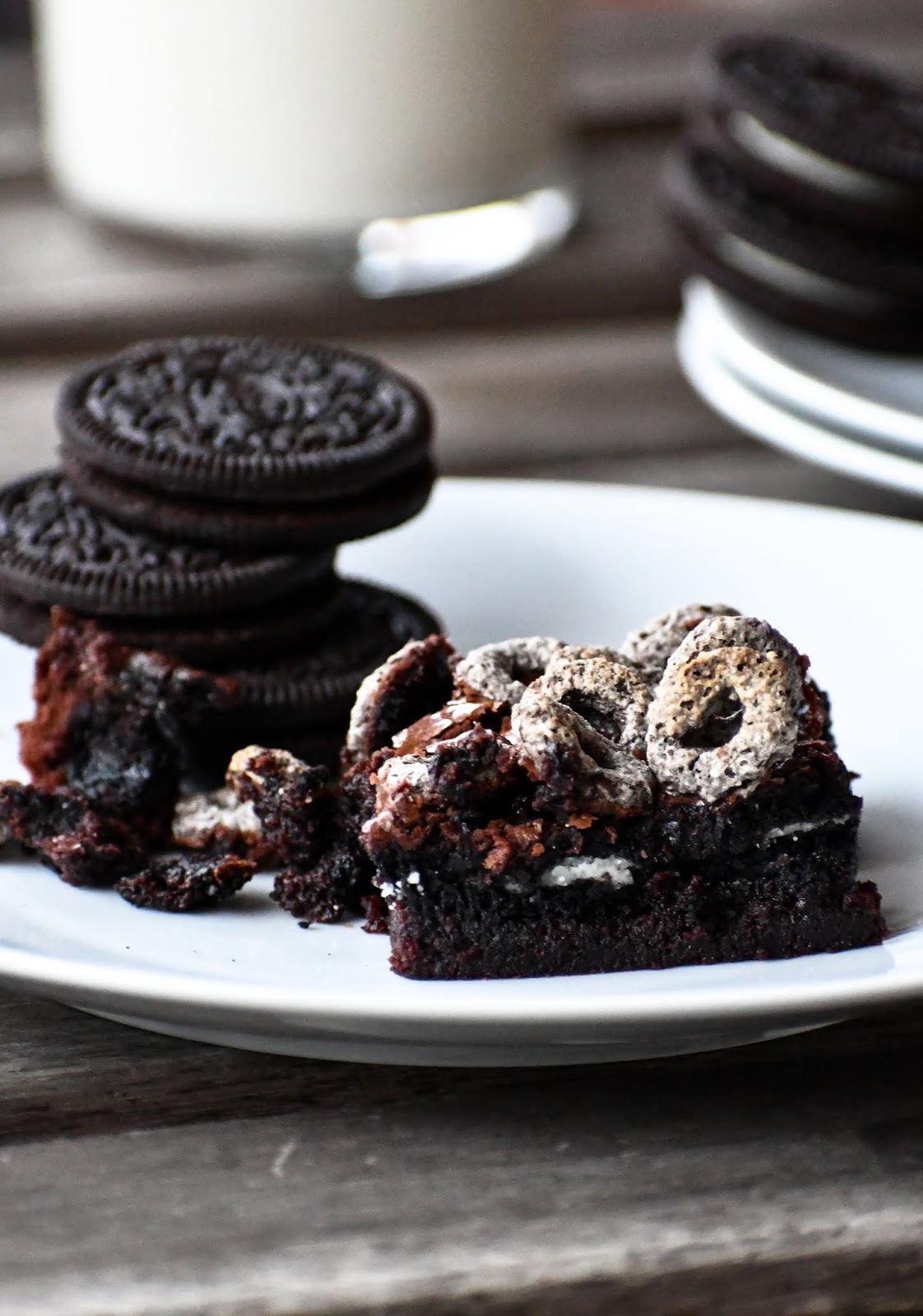 Seven Bites Oreo Brownies