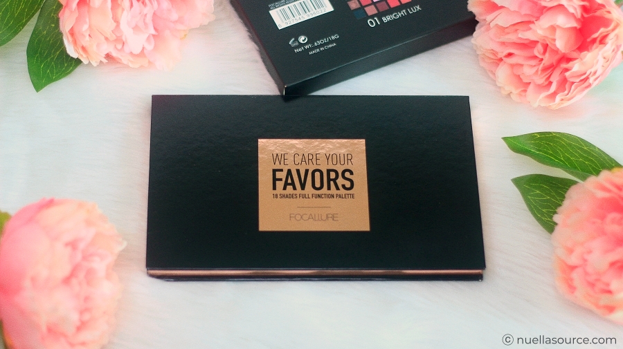 Focallure bright lux eyeshadow palette we care your favors