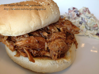 Delicious pulled pork made with Dr Pepper