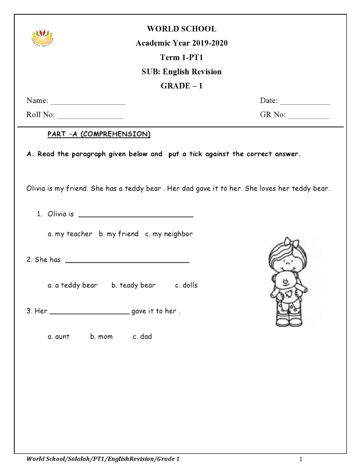 birla-world-school-oman-revision-worksheet-for-grade-1-as-on-03-10-2019