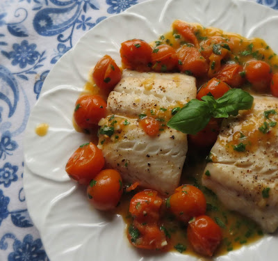 Tomato & Herb Sauced Alaskan Black Cod