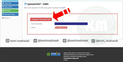  sangat diperlukan karena satu & lain hal mewajibkan operator madrasah melakukan proses  Cara Pengajuan Pembatalan BAP Emis Feeder (AFE)