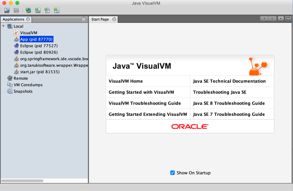 Programming for beginners: jvisualvm: GUI to view information about ...