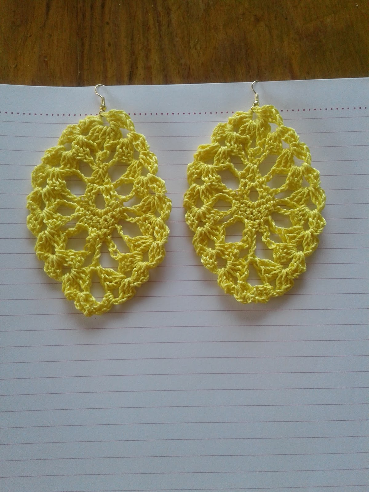 Miles Crochet Creation Pineapple Stitch Earrings