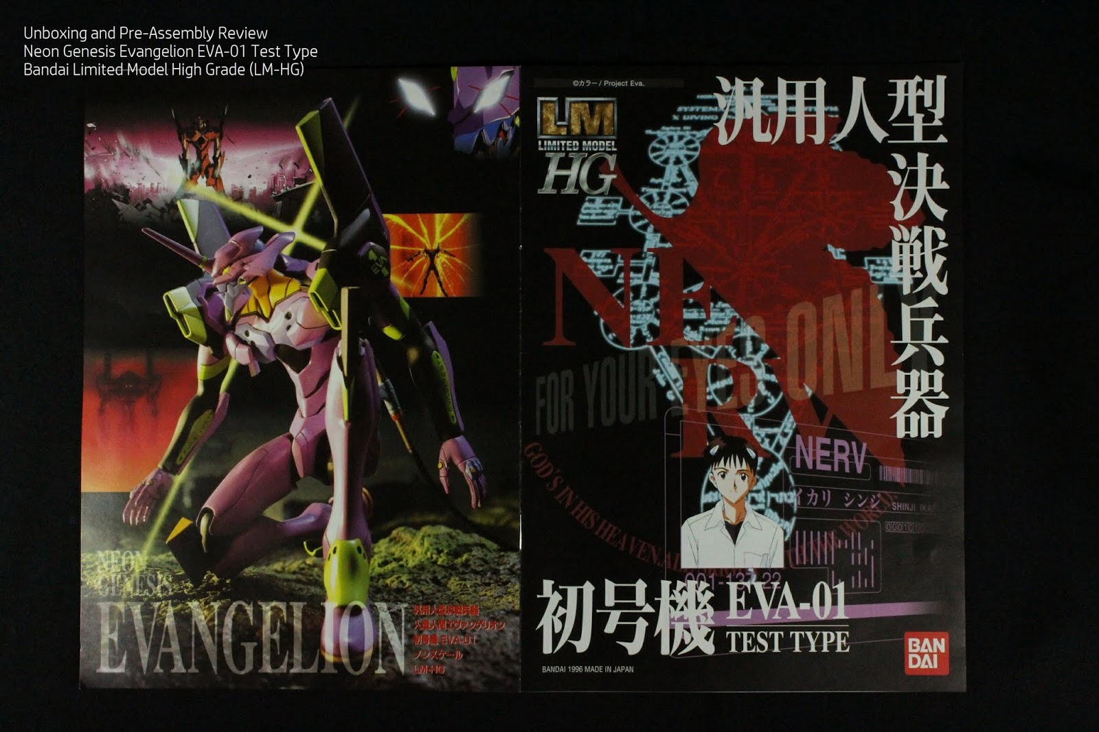 Bandai LMHG LM HG Neon Genesis Evangelion Model Kit EVA-01 and EVA-03 Set