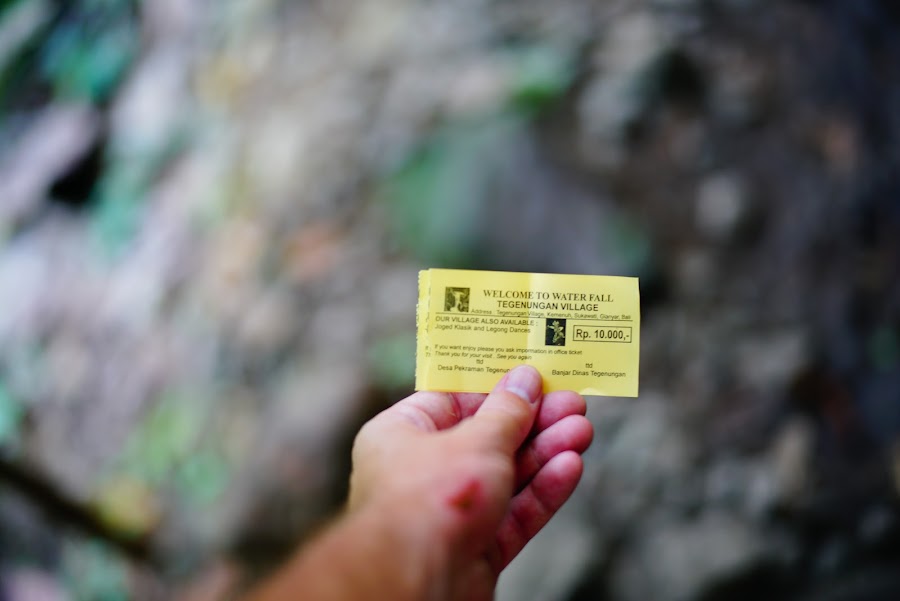 Tegenungan waterfall in Bali