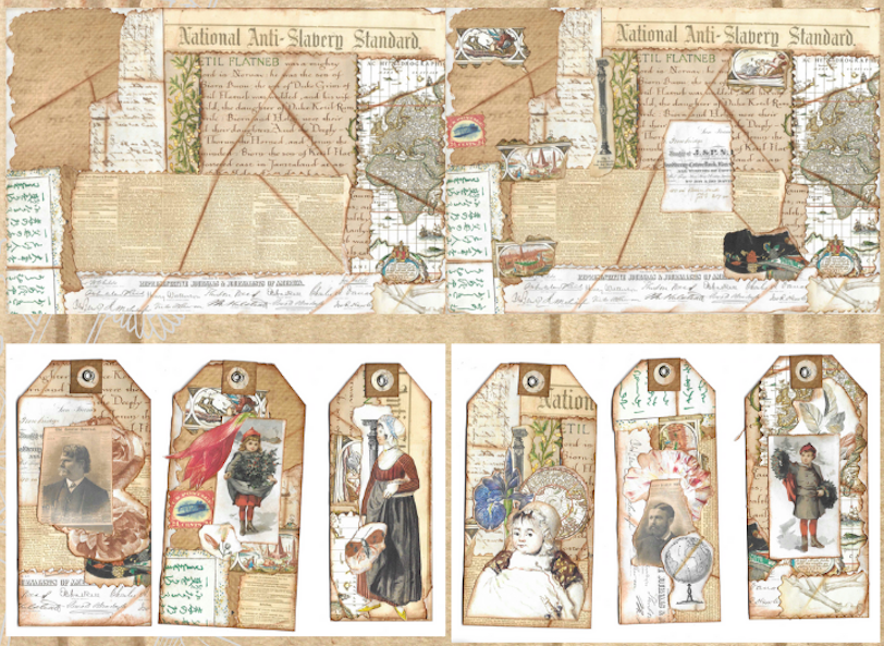 Nigezza Creates Junk Journal Master Board Process & Creating Tags