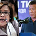 Duterte, inggit daw kay Mar Roxas -Leila De Lima
