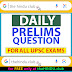 UPSC Prelims Question (05 October 2021)  Daily Question for UPSC CSE | UPSC NOTES
