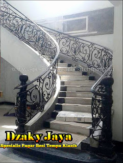 Railing-Tangga-Besi-Tempa-Klasik-01 Kumpulan, Produk, Railing, Tangga, Besi, Tempa, Klasik, Modern, Minimalis, Mewah