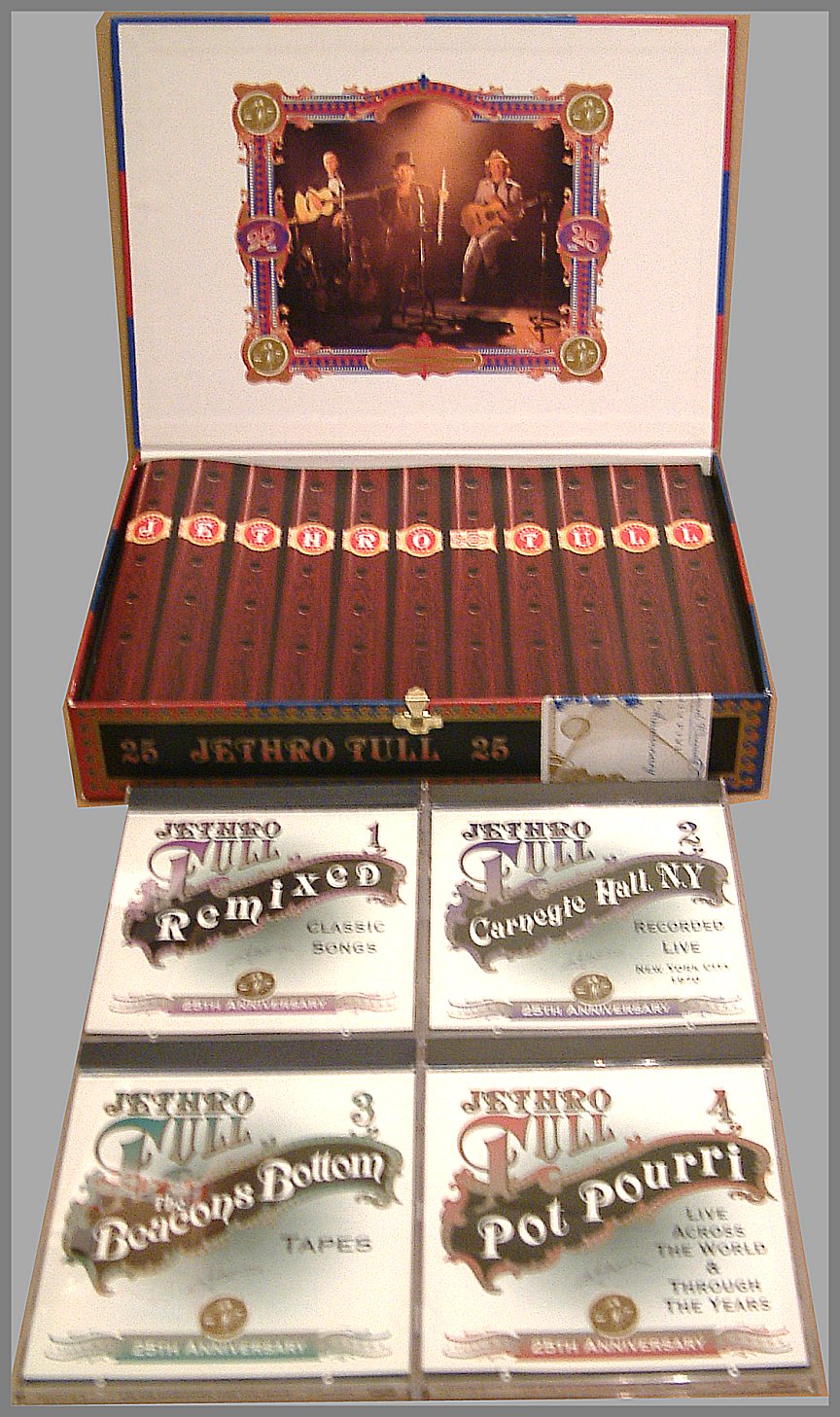 BOX SET COLLECTIONS: Jethro Tull : 25th Anniversary Box Set ( 4 CDs )