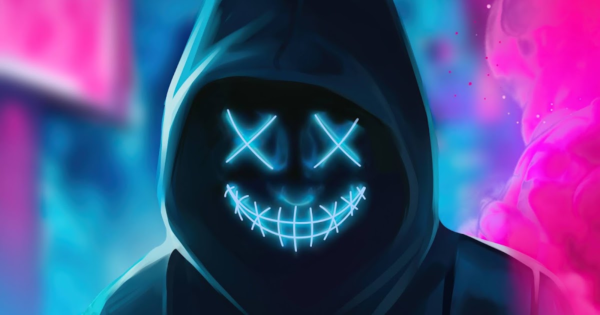 Get Mask Hoodie Anime Boy Wallpaper 4k Background