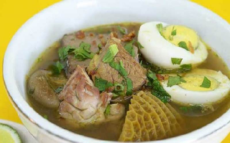 Soto Babat Dan Daging sapi Uenak Nendang Aneka Resep dan Cara Masak
