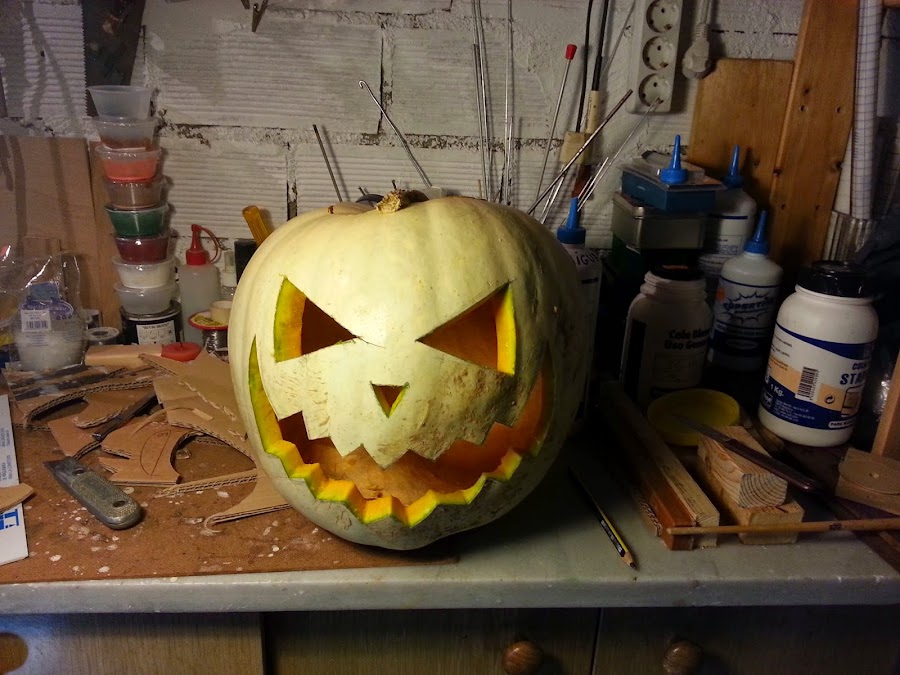 Calabaza de Halloween. Escaparatismo. Decoración Halloween. Pumpkin Halloween