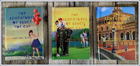 Feline Fiction on Fridays #107 at Amber's Library  @BionicBasil® The Adventures of Vince The Cat Series