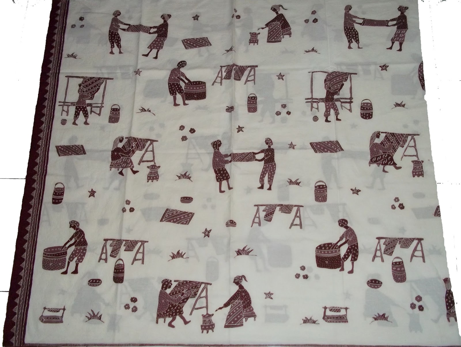 Rais Batik: Kain Batik Tulis Latar Putih