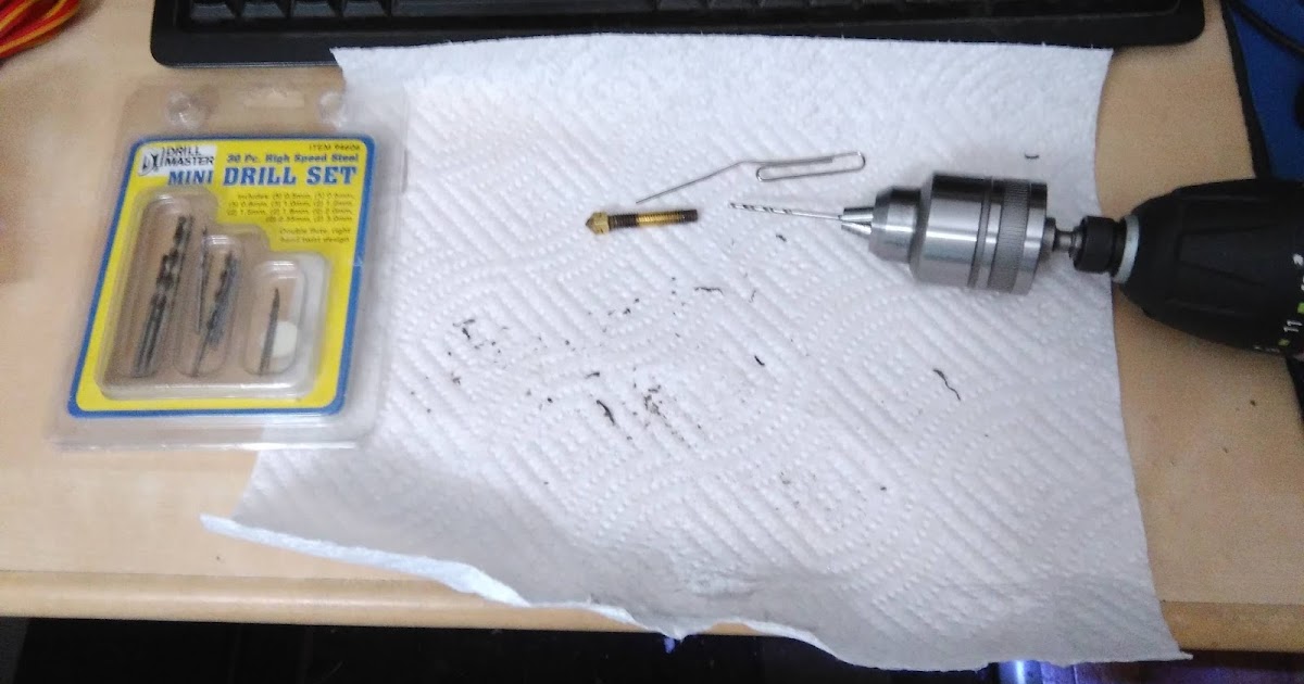 Tech Stuff Cleaning extruder tips