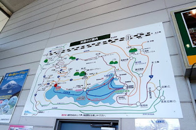 Map of Hakone and Lake Ashinoko