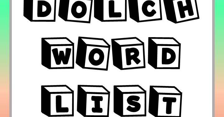 Teacher Fun Files: Dolch Sight Words Chart