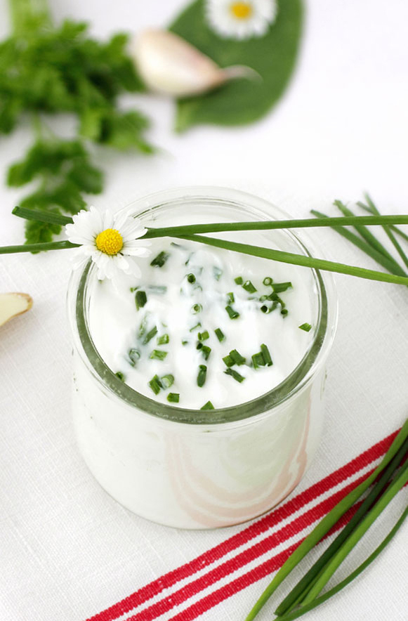Sauce aux fines herbes et à la Ciboulette