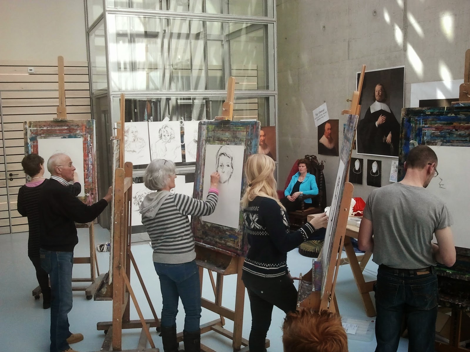 Jessica Keppel kunstdocent TEKENEN/SCHILDEREN ARTIANCE ALKMAAR