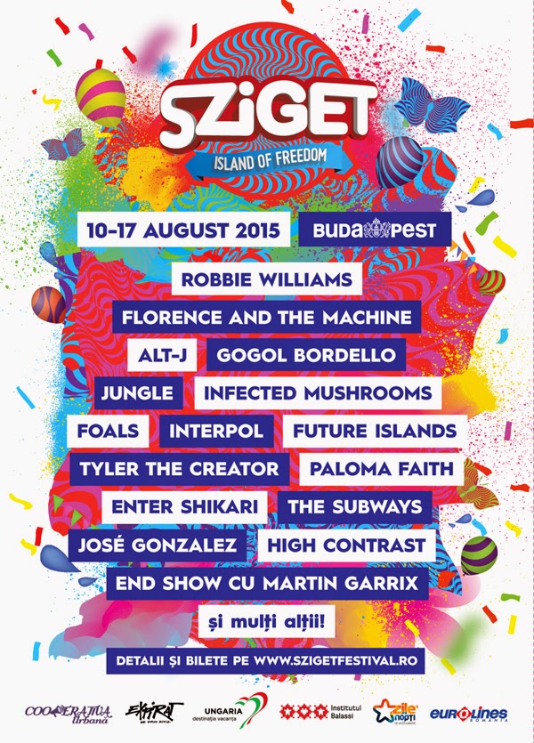 Urban Things Chestii Urbane Sziget prezintă lineupul scenei