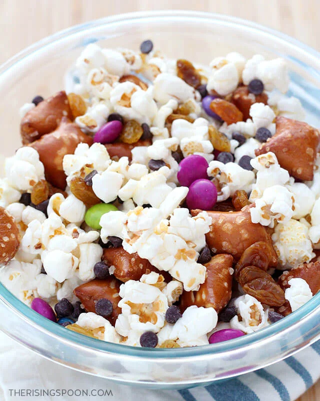 Easy Sweet and Salty Snack Mix with M&M's