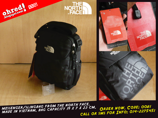 0081-The North Face messenger bag (SOLD) - OHRED
