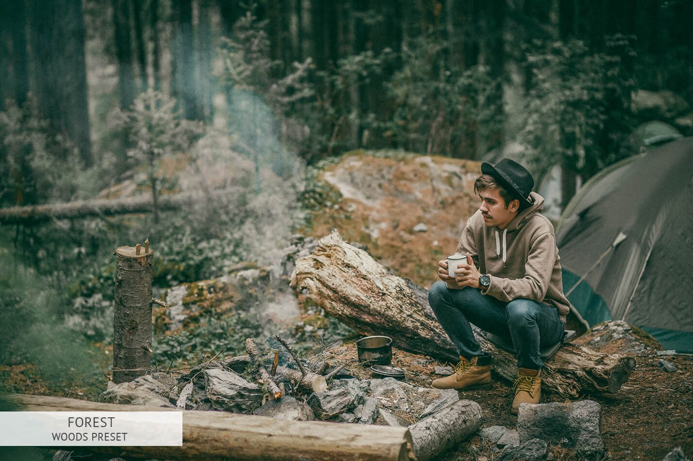 Presets Tone Màu Xanh Lá Cây Phù Hợp Với Ảnh Dã Ngoại – Forest Lightroom Presets (DNG, XMP, LR)