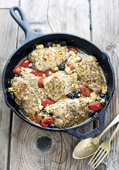 Oven Roasted Greek Chicken Thighs Oven Roasted Greek Chicken Thighs