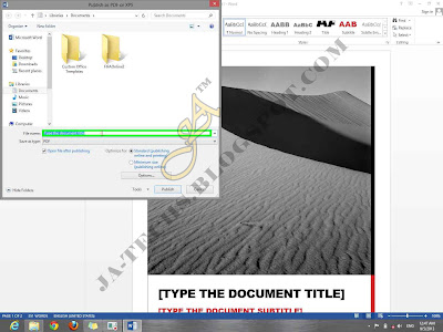 Creating PDF File Tutorial - Step 5