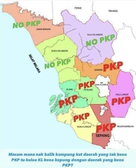 Daerah selangor 6 pkp 6 Daerah