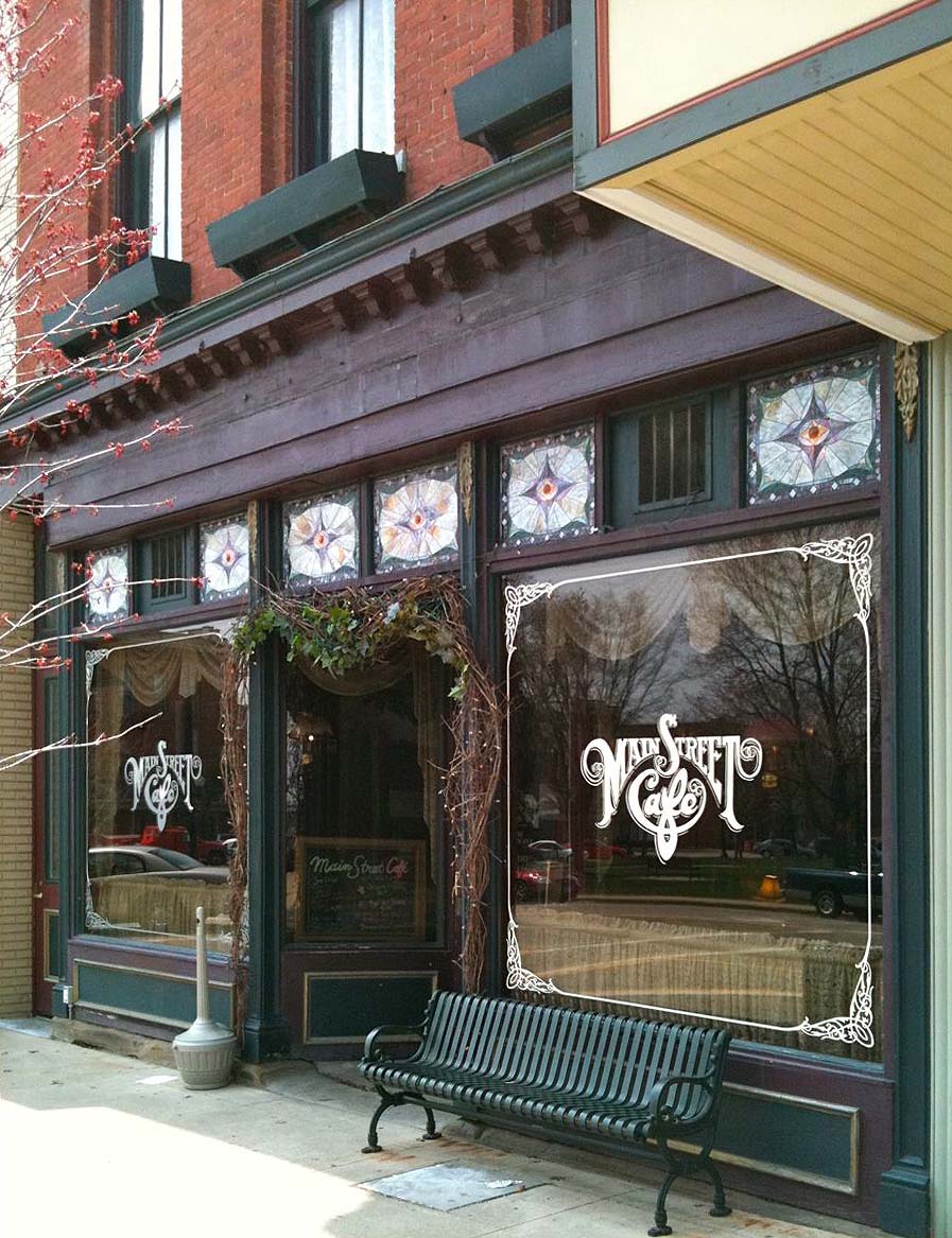 entertaining views from cincinnati Main Street Café A Reflection of