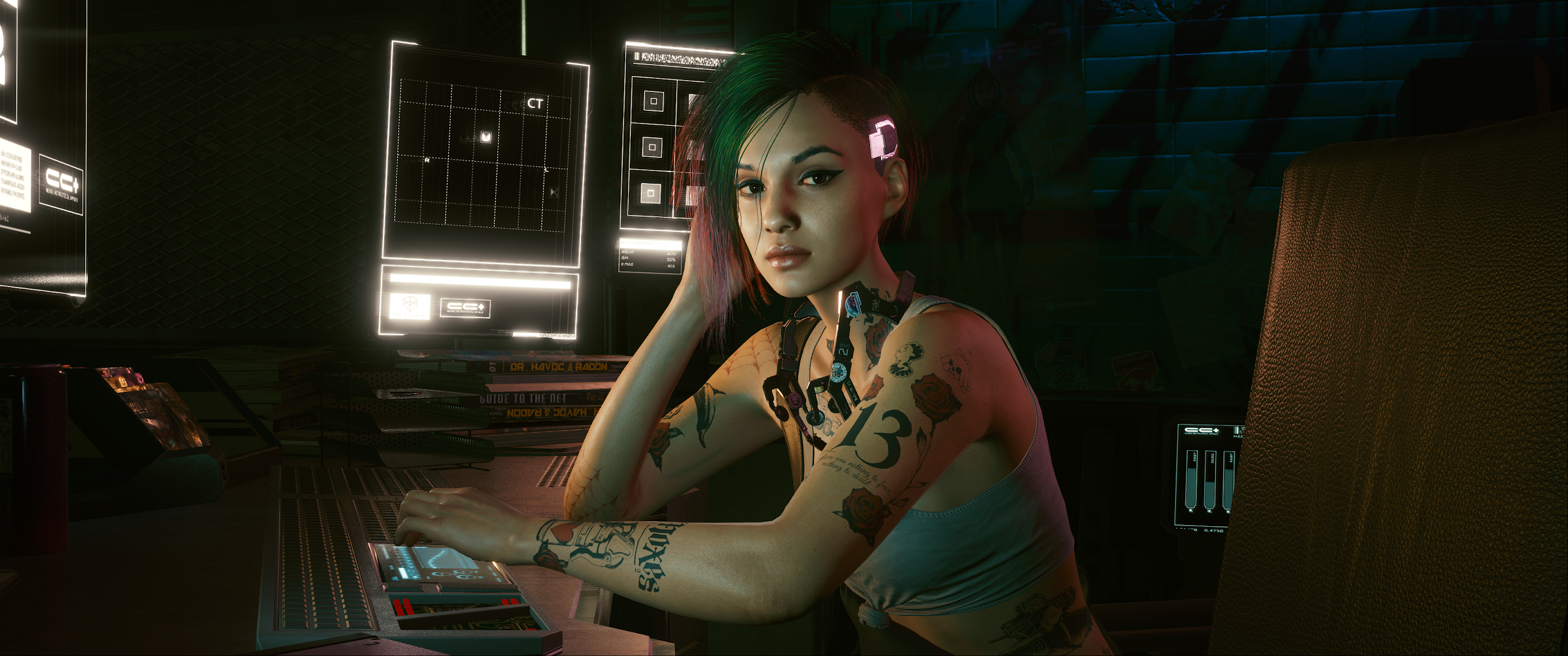 video games, cyberpunk, Cyberpunk 2077, ultrawide